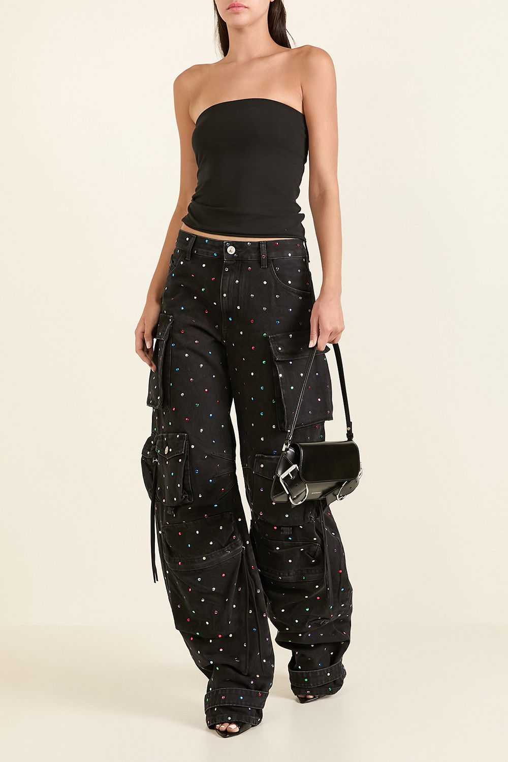 מכנסי ג'ינס פרן בגזרת בלון